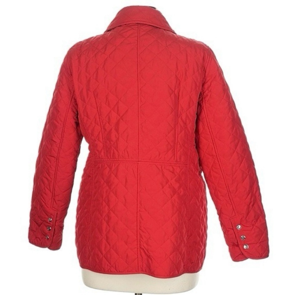 NWOT Chico's Modern Quilted Jacket - Red - Picture 2 of 10